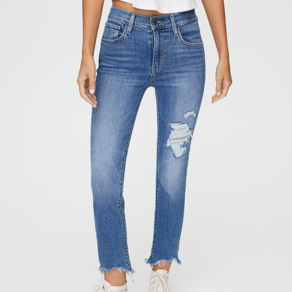 Levi's | High Rise Straight Leg Jeans